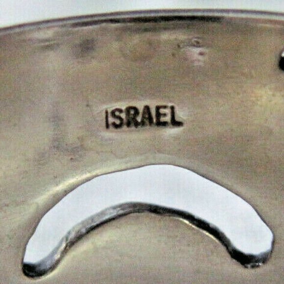 Sterling Silver 9.25 stamped sun, moon and star ring size 9 1/2 euc - Picture 6 of 8